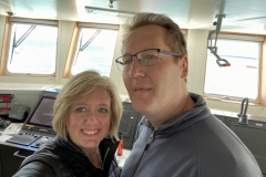 Bridge on the Navimag Ferry